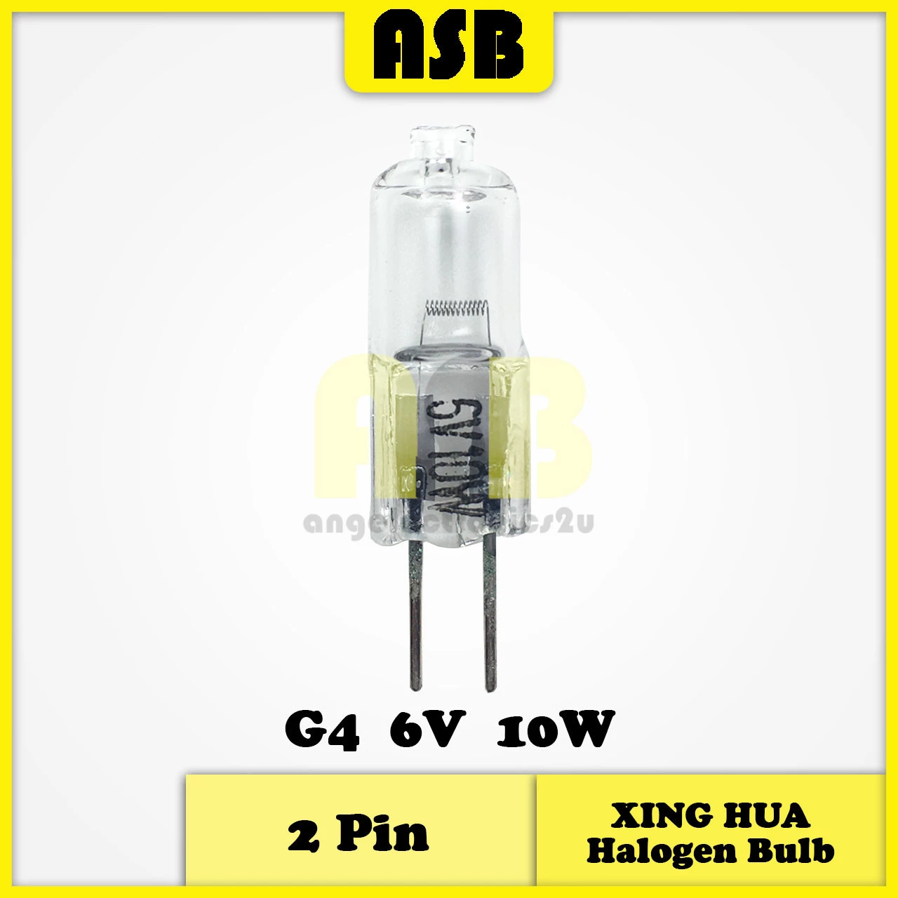 (1pc) XING HUA Halogen Bulb 2 Pin ( G4 / G6.35 )