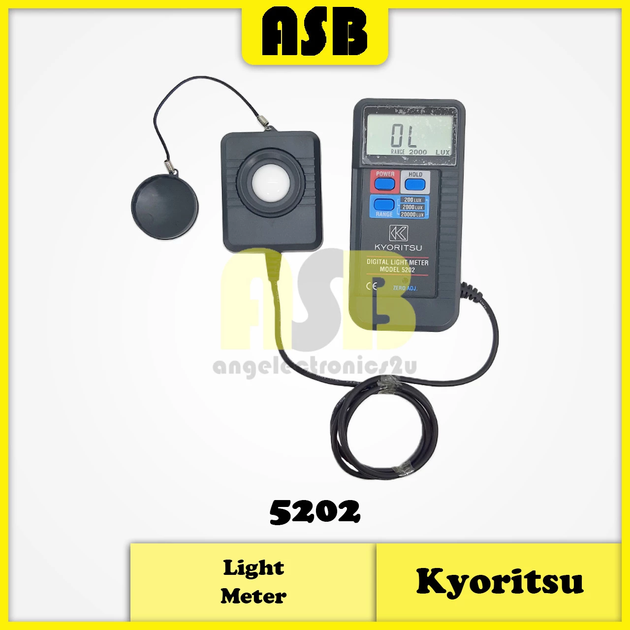 Kyoritsu 5202 Digital Light / Lux Meter (362007030)