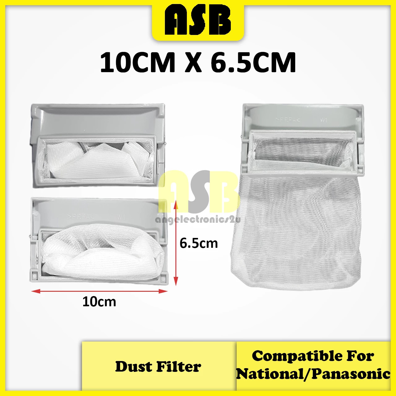 (1pc) ( Compatible : NATIONAL / PANASONIC ) Washing Machine Dust Filter