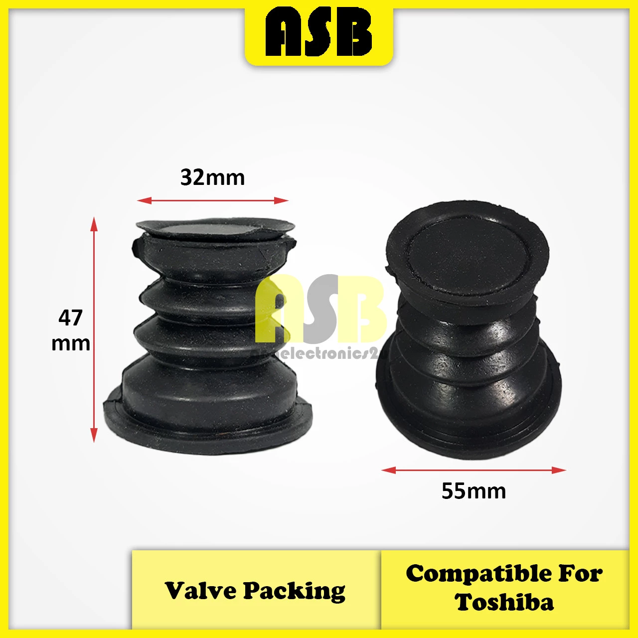 (1pc) ( Compatible : TOSHIBA ) Washing Machine Valve Packing ( 661010004 )