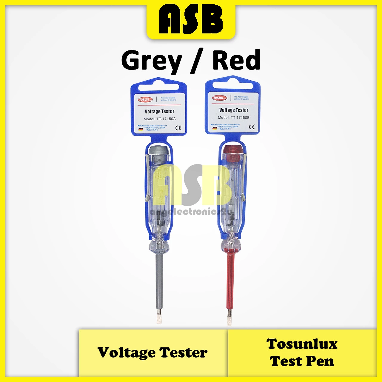 (1pc) Tosunlux Test Pen ( Grey / Red )