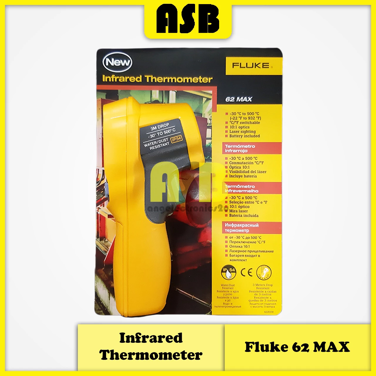 (1pc) Fluke 62 MAX Mini Infrared Thermometer (362005005)