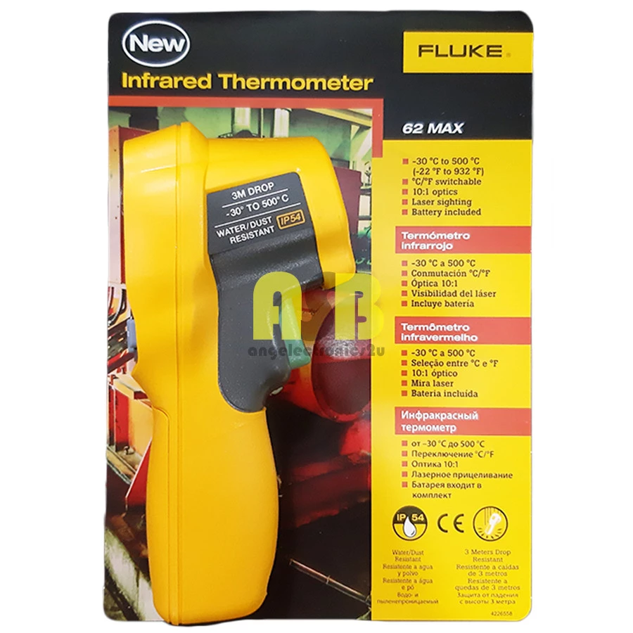 (1pc) Fluke 62 MAX Mini Infrared Thermometer (362005005)