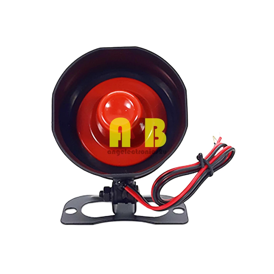 (1pc) 1 Tone / 6 Tone Siren (YR-6004) DC 12V 15W (548002037 / 548002038)