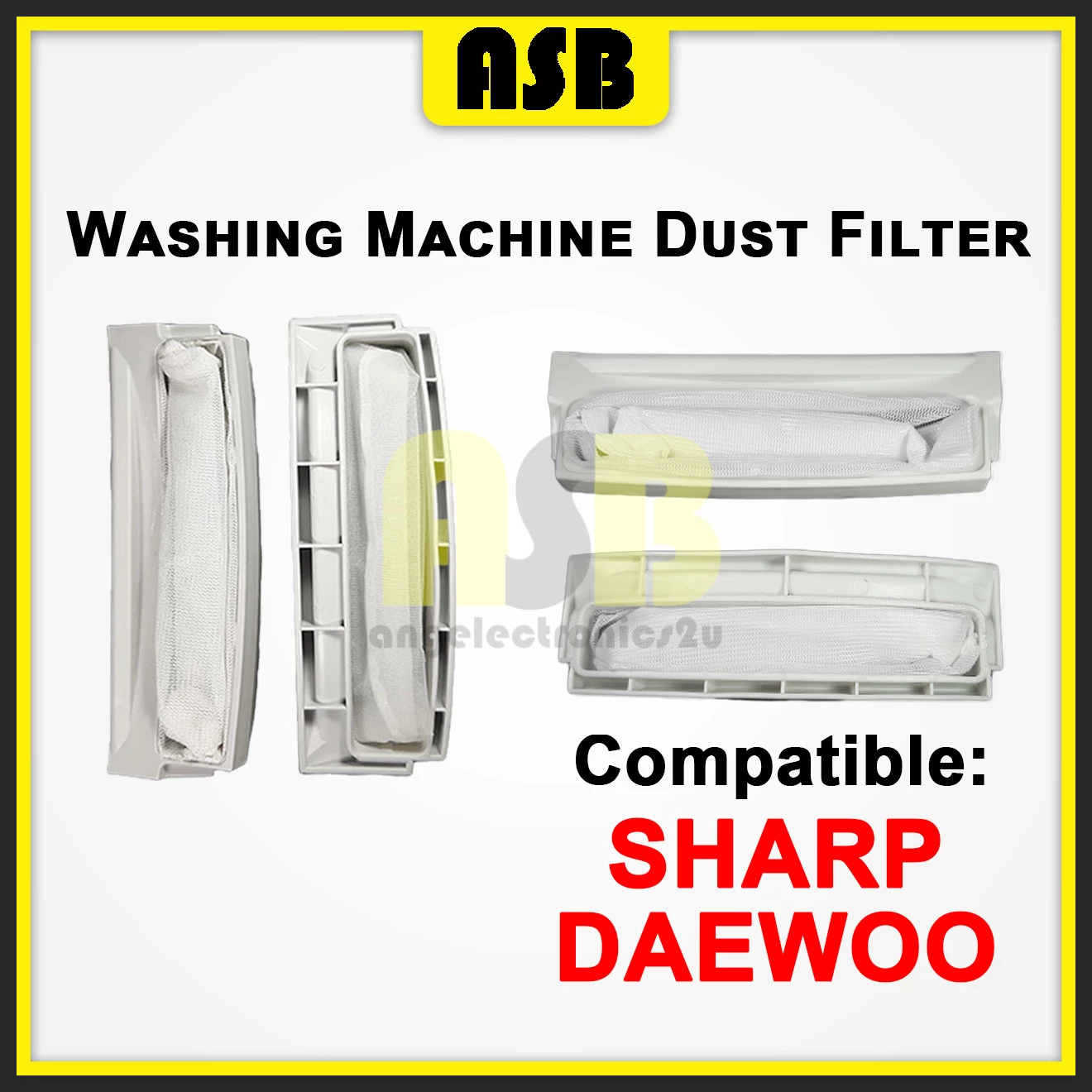 (1pc) ( Compatible : SHARP / DAEWOO ) Washing Machine Dust Filter