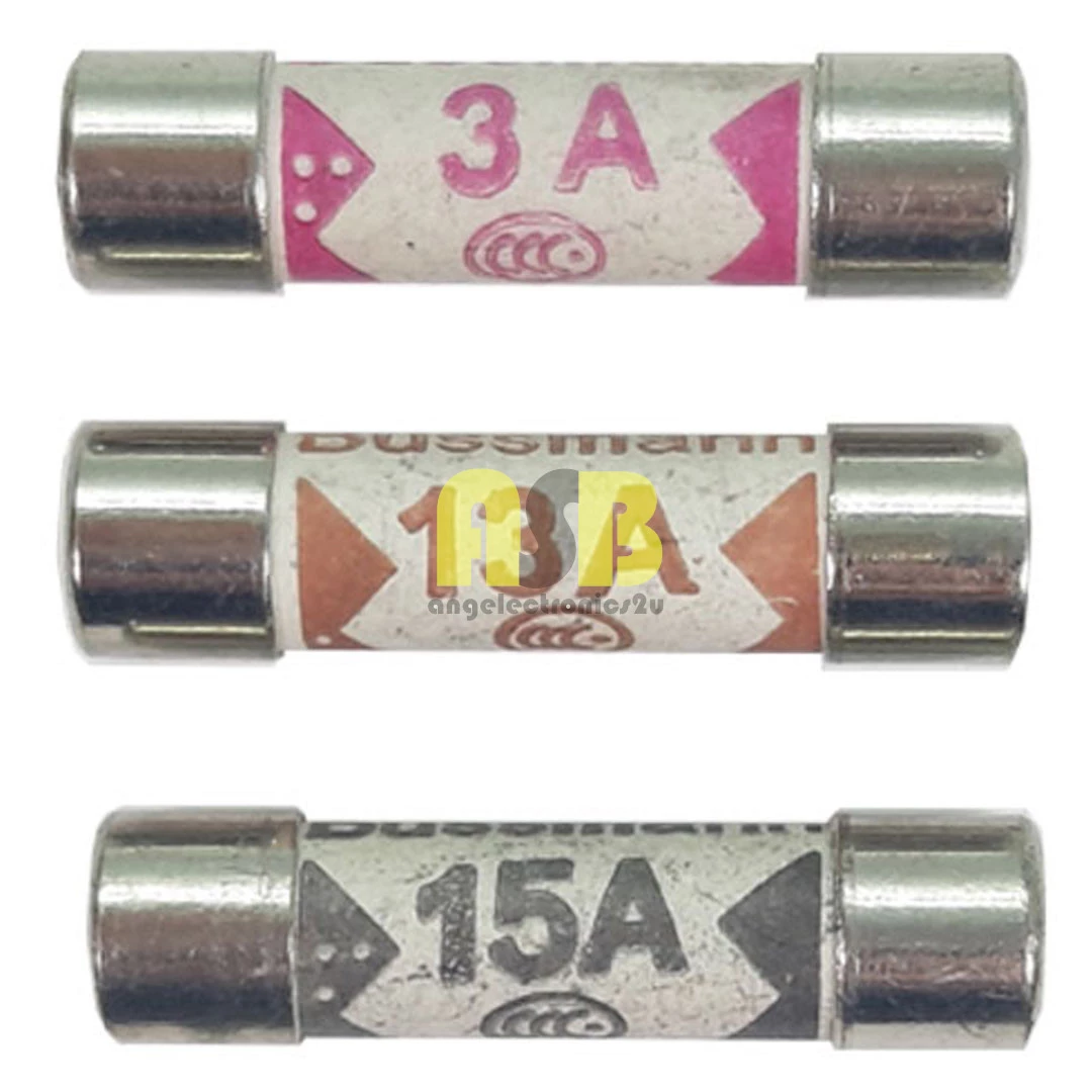 (5pcs) Ceramic Fuse ( 6.3*25MM ) ( 3A / 5A / 10A / 13A / 15A )