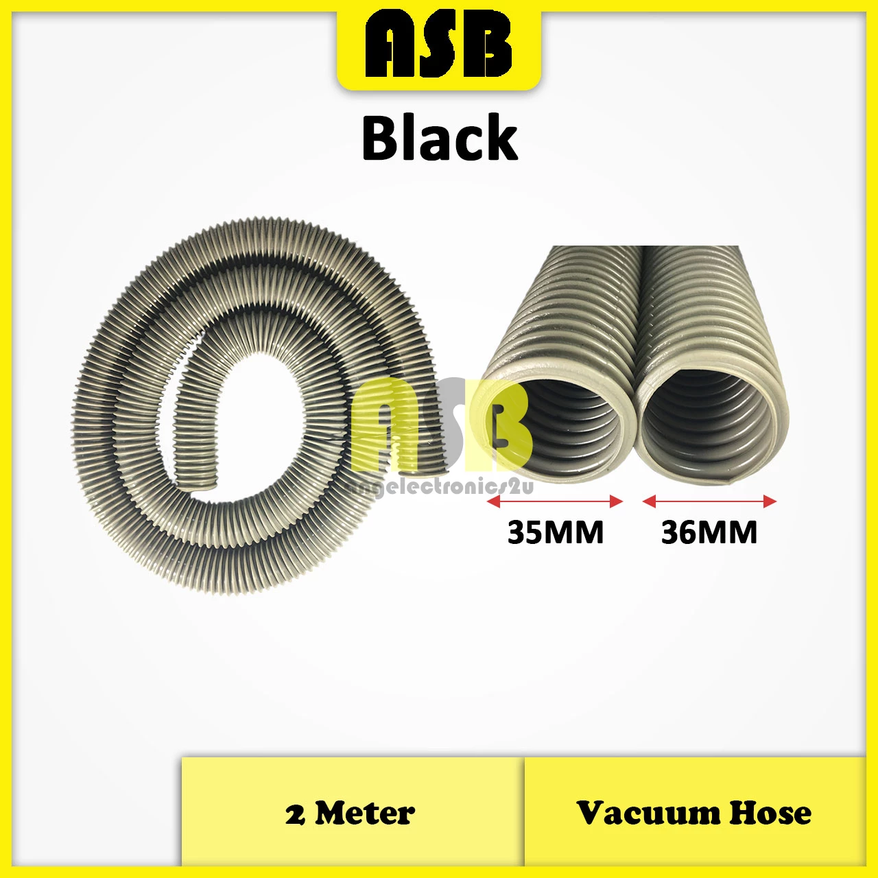(1pc) Vacuum Hose ( 2 Meter ) ( 661001026 )